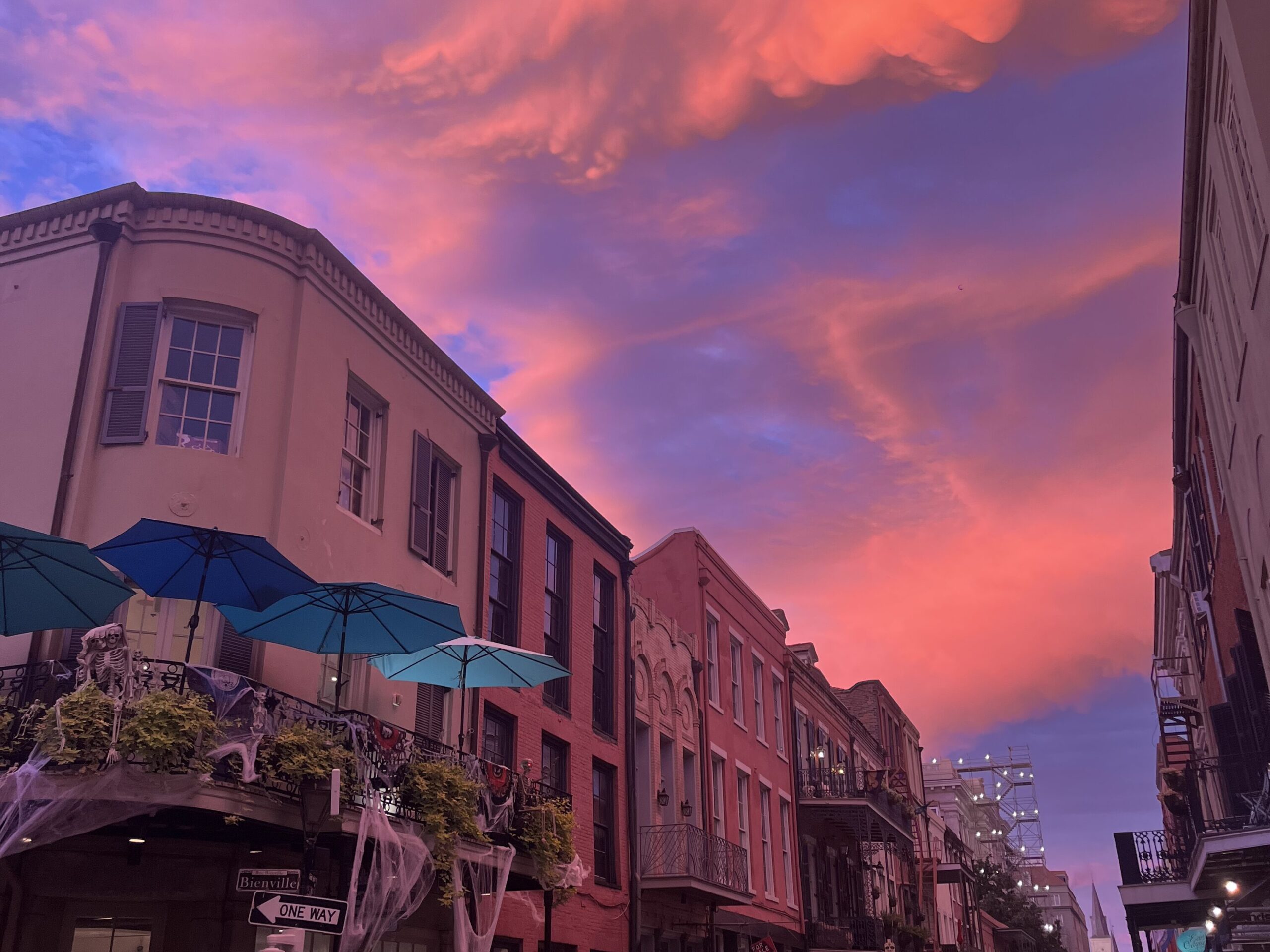 новый орлеан французский квартал закат